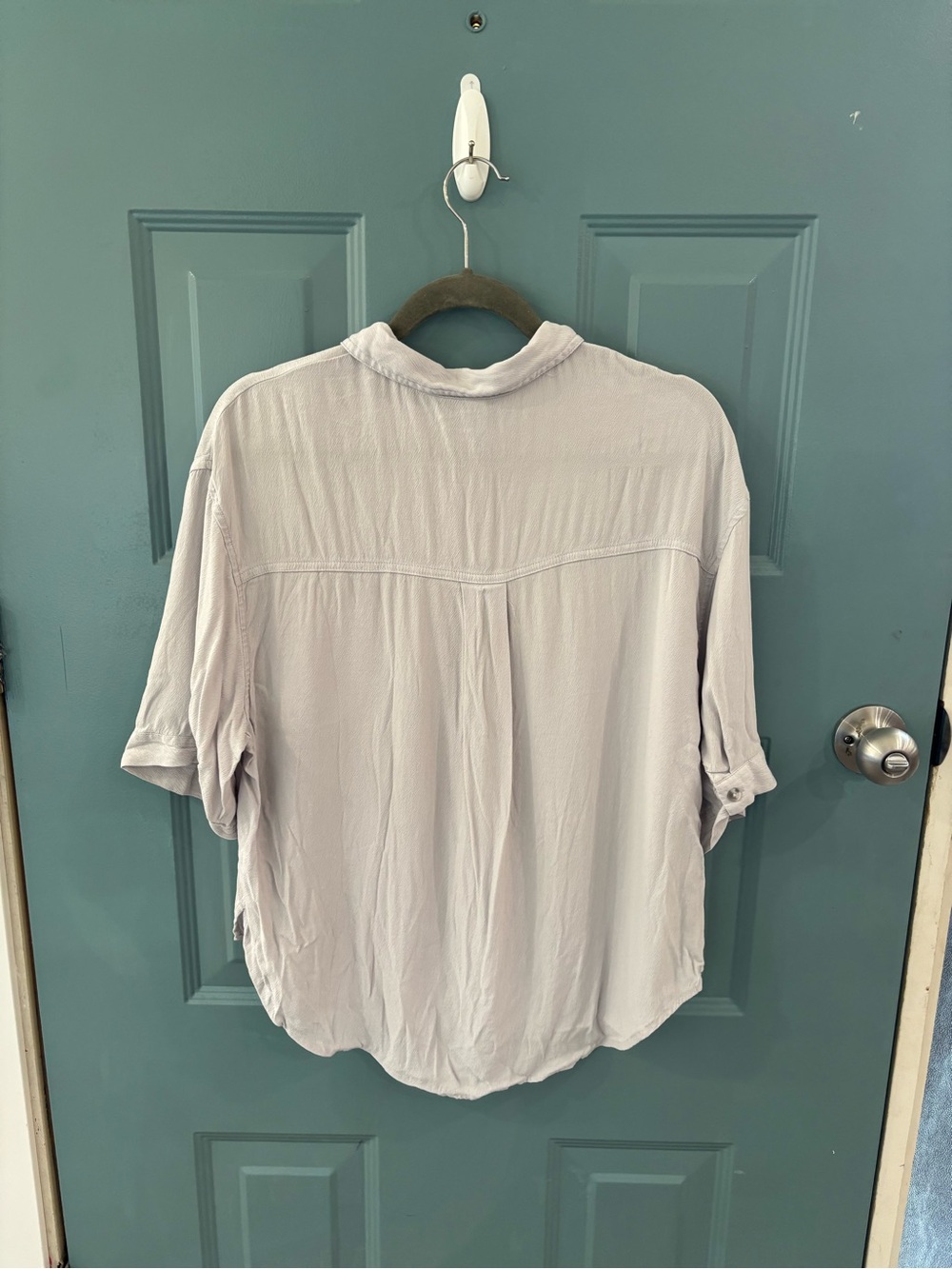 Gentle Fawn Light Lavender Button-Front Shirt - Picture 3 of 5